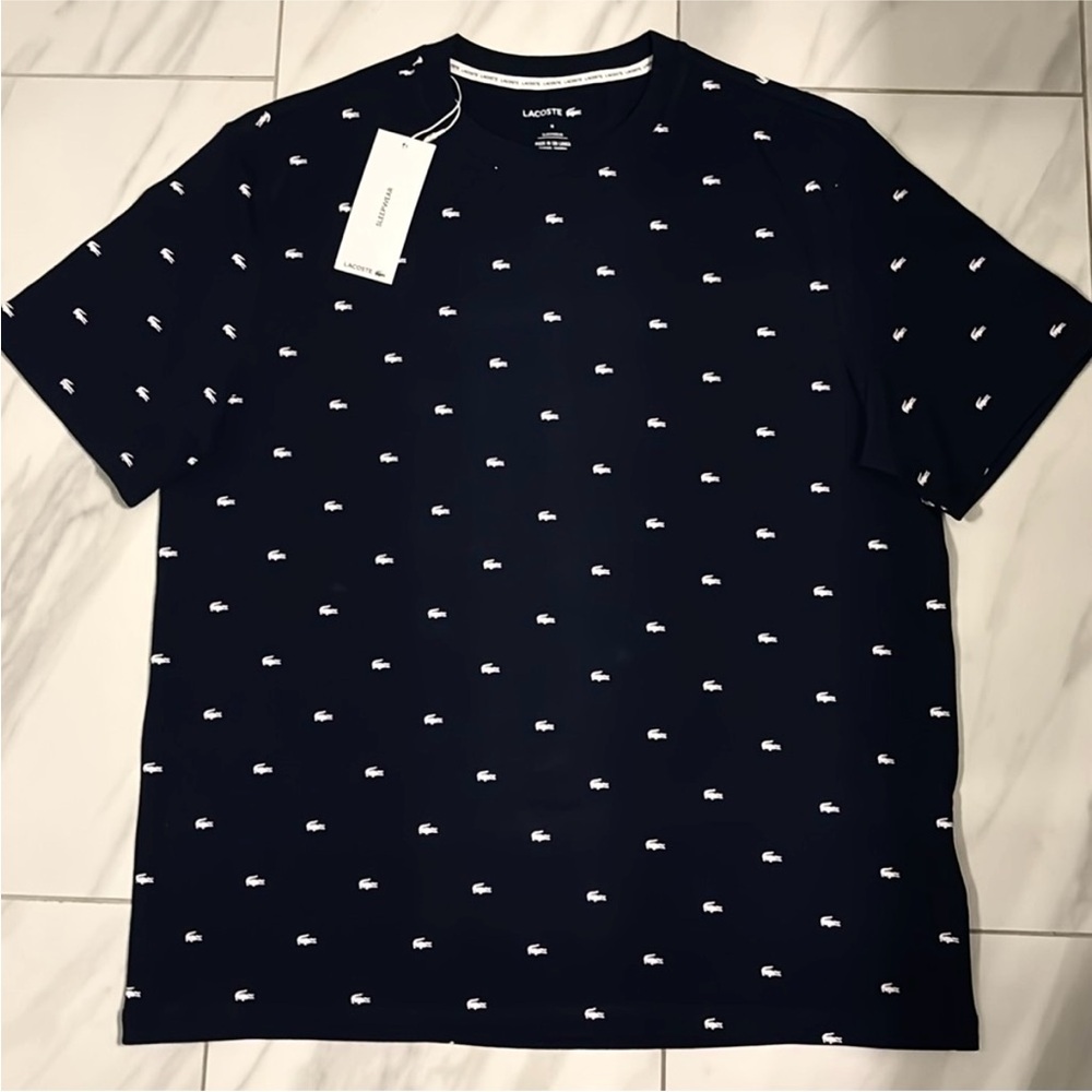 Men’s Lacoste All Over Sleepwear T-Shirt